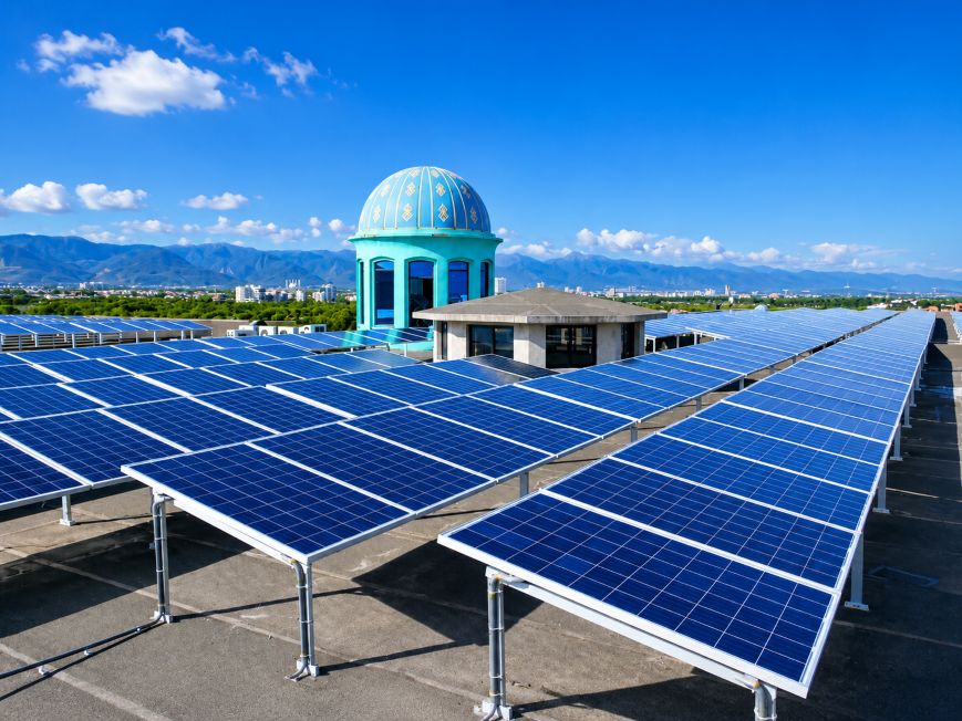Solar array installation