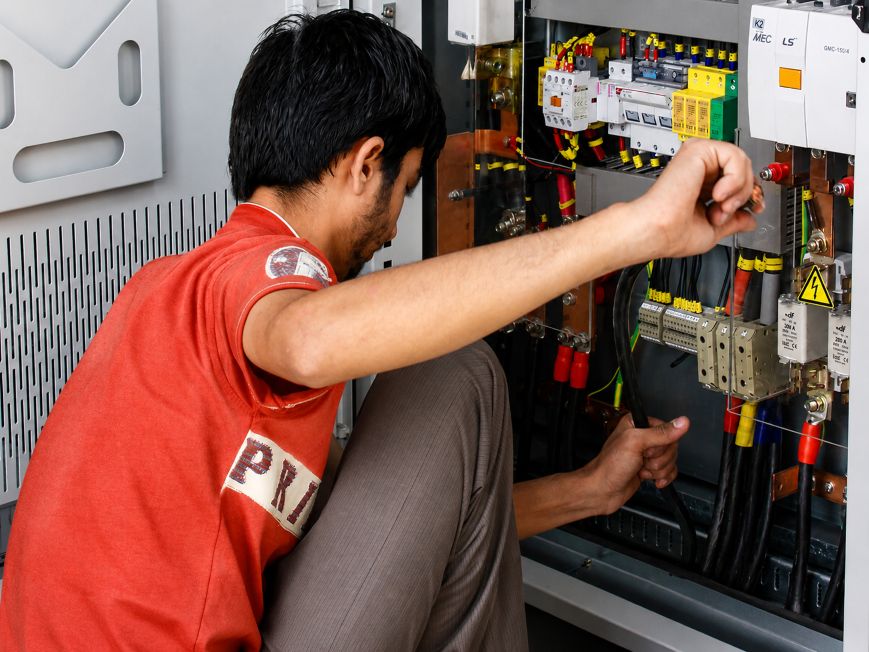 Grid-tied solar installation
