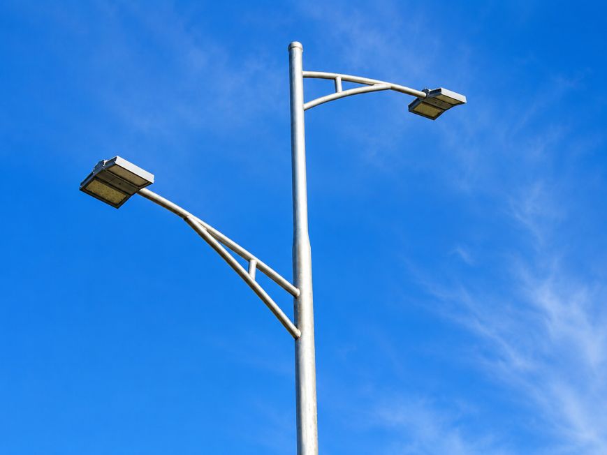 street lights installation