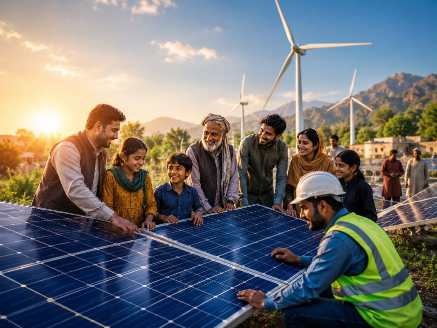 Grid-tied hybrid solar installation